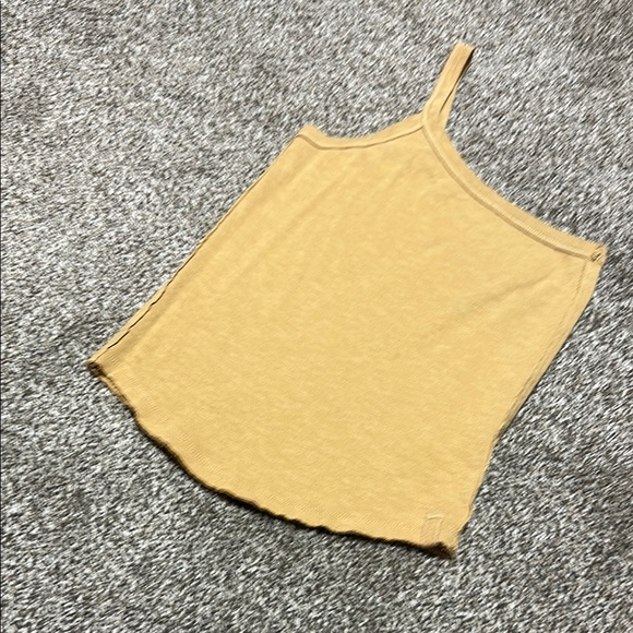 Free People one way or another tank top SMALL tan brown one shoulder - Picture 5 of 9